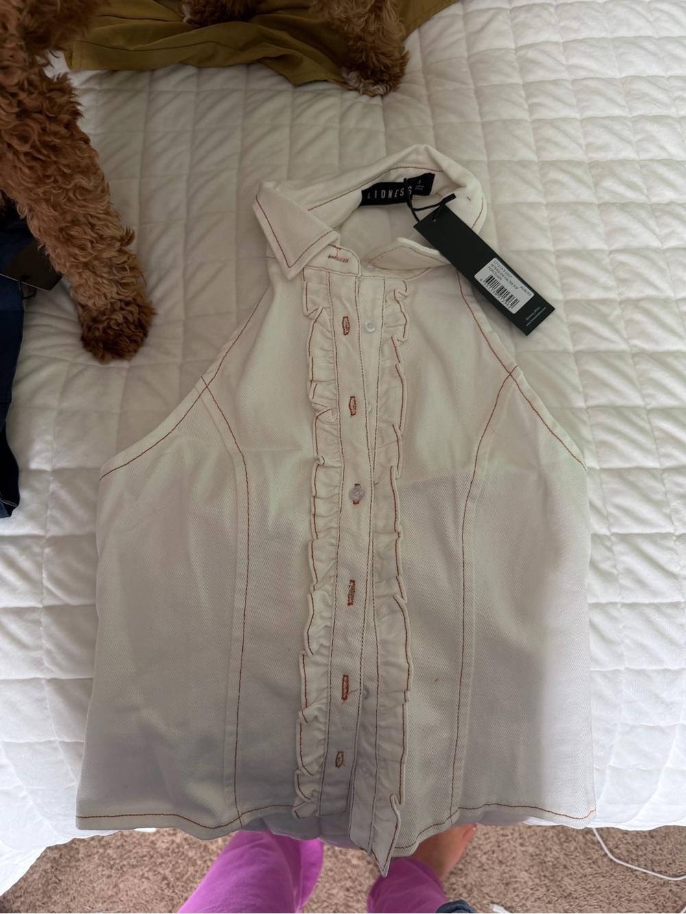 Lioness afterglow halter top BNWT